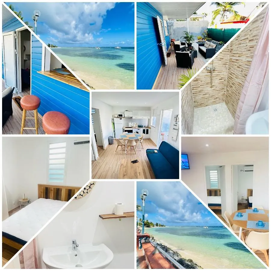 Maison T3 Bleue Ocean Sainte-Anne  Guadeloupe